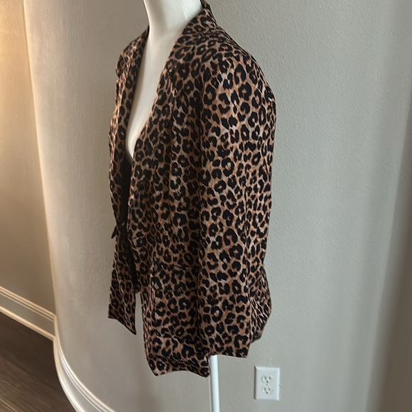 Likely-New with tags-Amelia Leopard One-Button Blazer - Picture 4 of 10